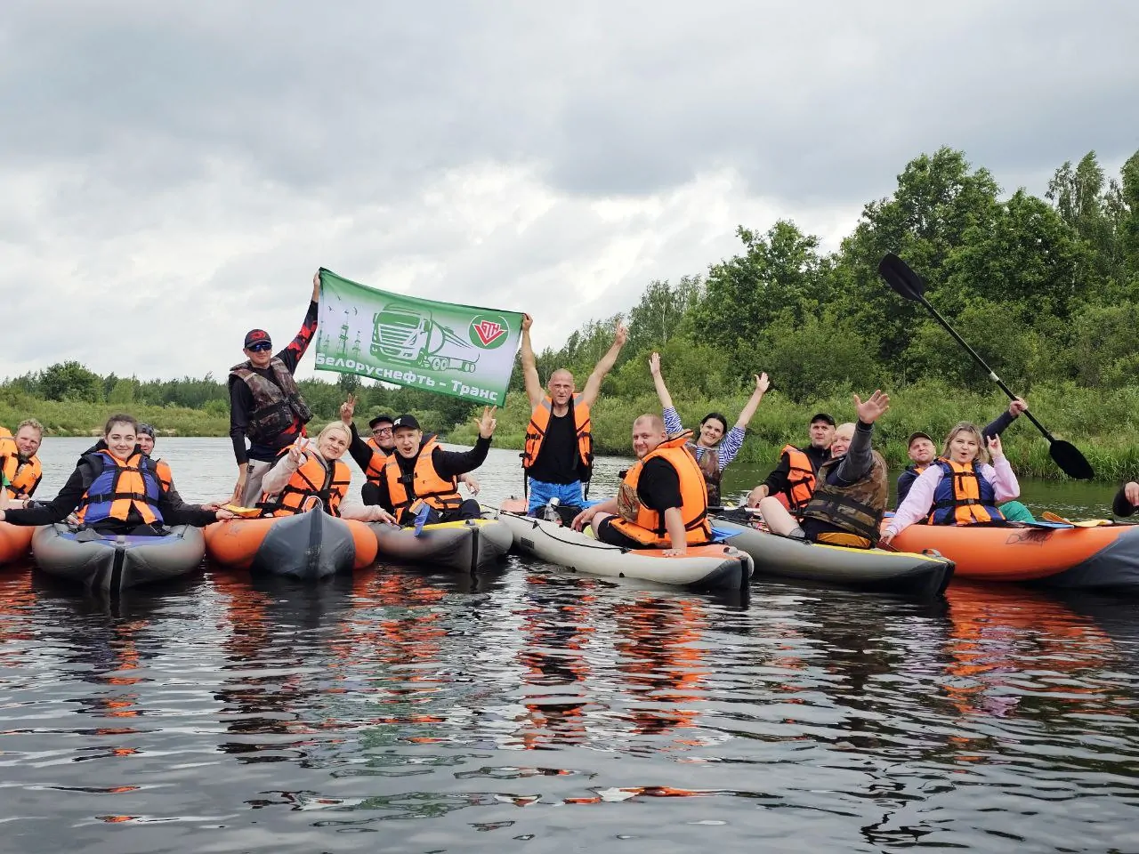 Однодневный сплав-комфорт по реке Птичь с финишной стоянкой в агроусадьбе «Матчина хата»